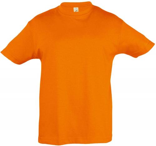 Футболка детская Regent Kids 150 оранжевая, на рост 130-140 см (10 лет)