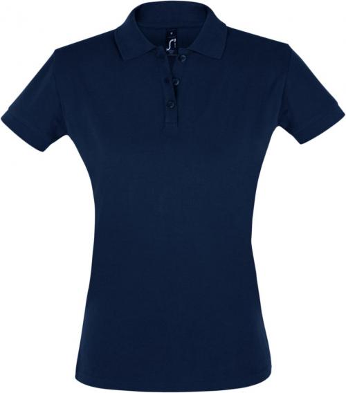Рубашка поло женская Perfect Women 180 темно-синяя, размер M