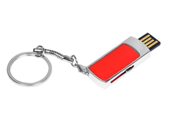 USB 2.0- флешка на 32 Гб с выдвижным механизмом и мини чипом