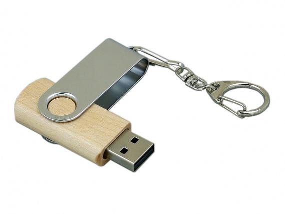 USB 2.0- флешка промо на 32 Гб с поворотным механизмом