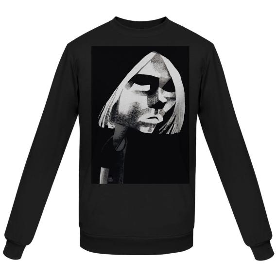 Свитшот «Меламед. Kurt Cobain», черный, размер M