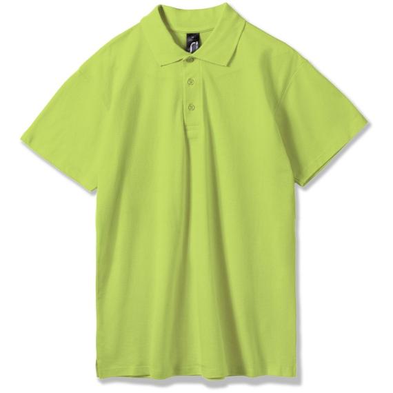 Рубашка поло мужская Summer 170 зеленое яблоко, размер XXL