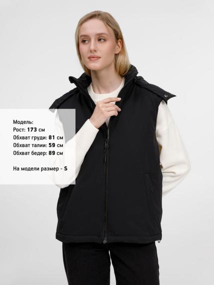 Жилет унисекс Sfera, черный, размер XL