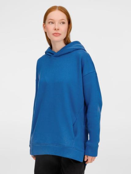 Худи оверсайз унисекс Tolla, синее (джинс), размер XL/2XL