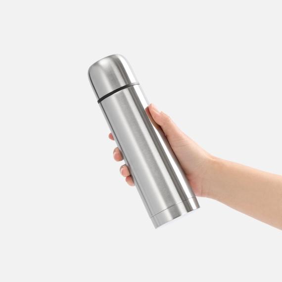 Термос Plain 500, ver.2, серебристый