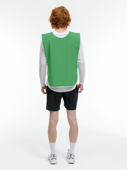 Манишка Member, зеленая с белым