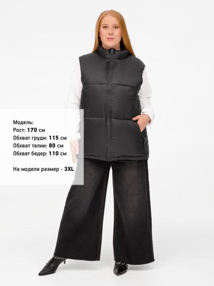 Жилет двусторонний V2, черный, размер XS/S