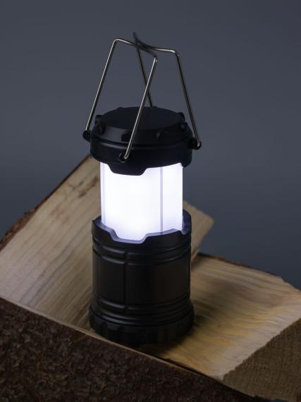 Кемпинговый фонарь с имитацией пламени Lindau Flame, черный