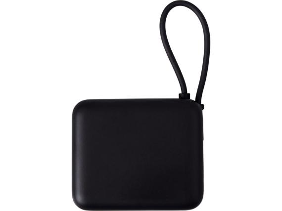 Внешний аккумулятор со встроенным кабелем «Liri», QC/PD, 10000 мАч