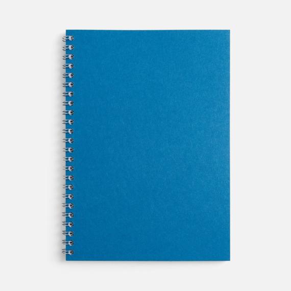 Блокнот Salvador в клетку, синий ver.2