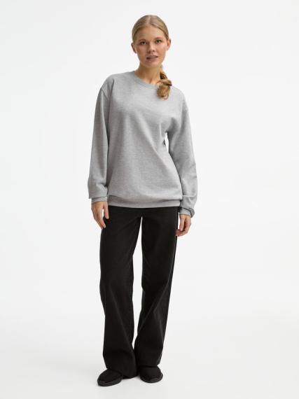 Свитшот унисекс Columbia, серый меланж, размер XL