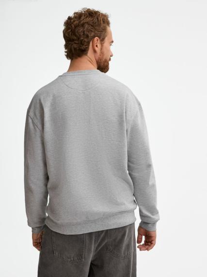 Свитшот унисекс Columbia, серый меланж, размер XL