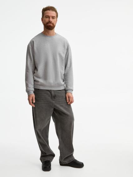 Свитшот унисекс Columbia, серый меланж, размер XL