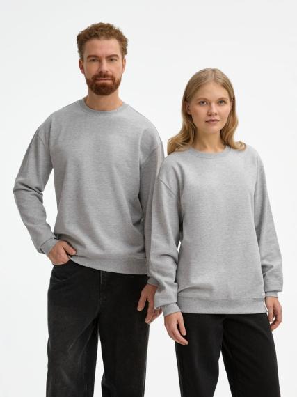 Свитшот унисекс Columbia, серый меланж, размер XL