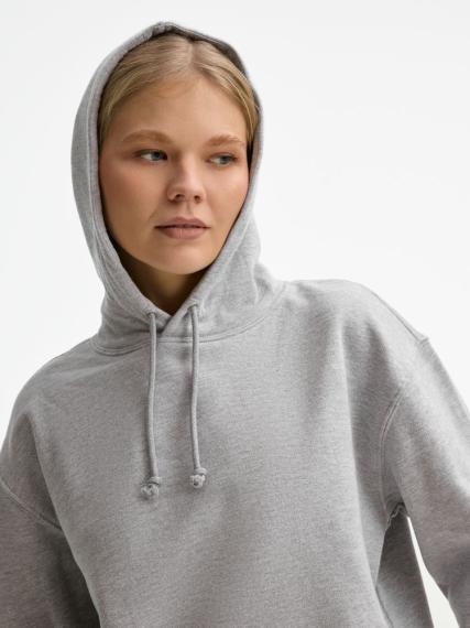 Худи унисекс Condor, серый меланж, размер 4XL