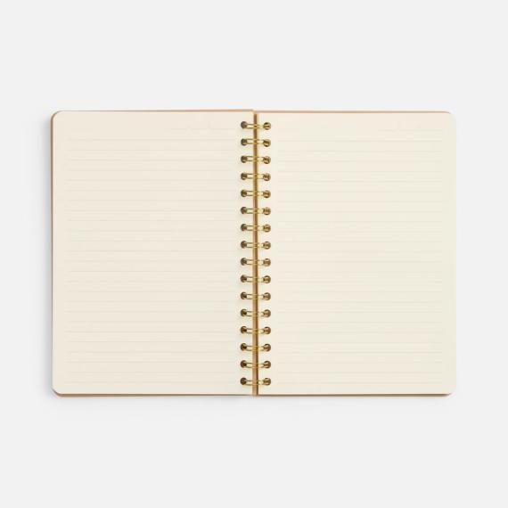 Ежедневник Spiral, недатированный, бежевый