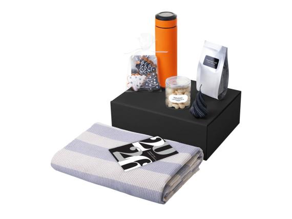 Подарочный набор «Re:Warm» с пледом, термосом и свечой