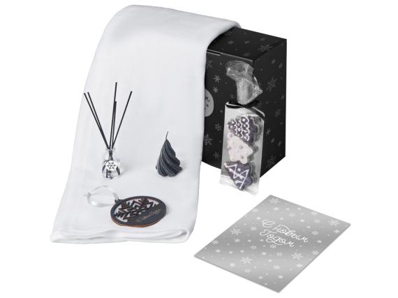 Подарочный набор «Re:Home» с пледом, свечой и диффузором