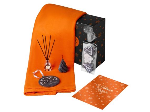 Подарочный набор «Re:Home» с пледом, свечой и диффузором