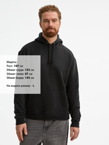 Худи унисекс Condor, черное, размер 4XL
