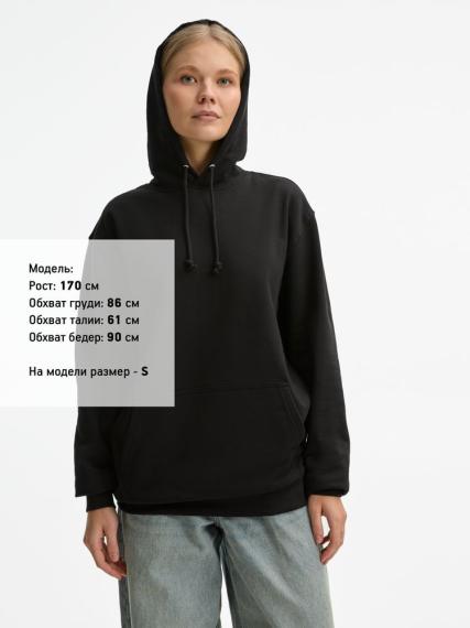 Худи унисекс Condor, черное, размер 4XL