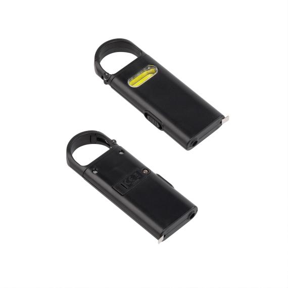 Фонарик "Spark" с рулеткой и карабином