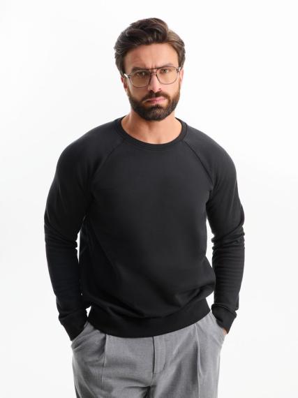 Свитшот унисекс Space, черный, размер S