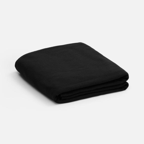 Флисовый плед Warm&Peace, черный