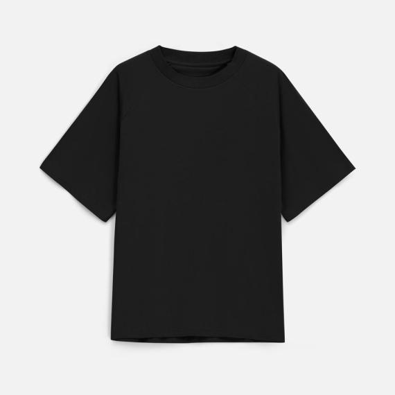 Футболка унисекс T2, черная, размер XS/S