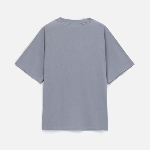 Футболка унисекс T2, серая, размер XS/S