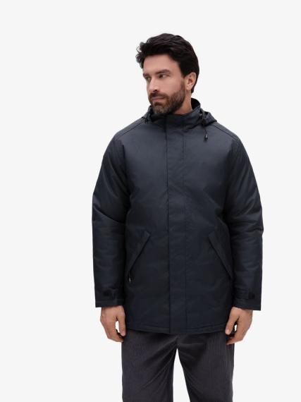 Куртка на стеганой подкладке Robyn темно-синяя, размер 3XL