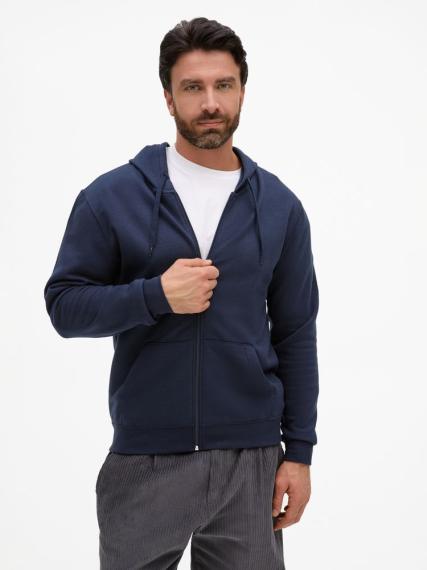 Толстовка унисекс Stone темно-синяя, размер XS