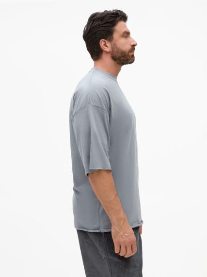 Футболка унисекс T1, серая, размер M/L