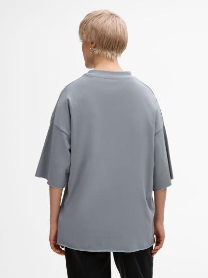 Футболка унисекс T1, серая, размер M/L