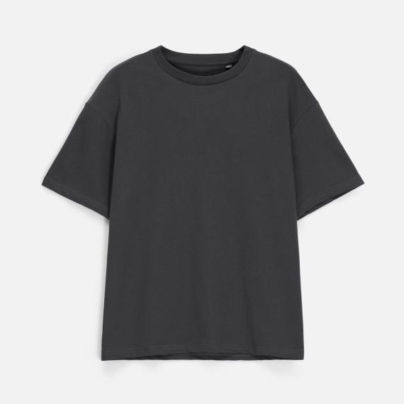 Футболка унисекс Durington, темно-серая (графит), размер XS/S