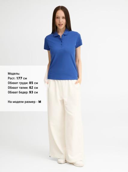 Рубашка поло женская People 210 ярко-синяя (royal), размер L