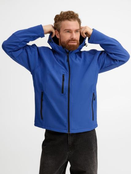 Куртка мужская с капюшоном Replay Men ярко-синяя, размер M