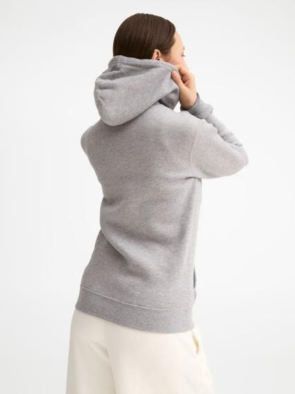 Толстовка женская на молнии с капюшоном Seven Women 290, серый меланж, размер L