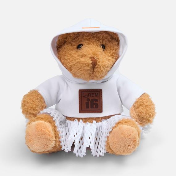 Мягкая игрушка «Мишка Cuddleton» в белом худи