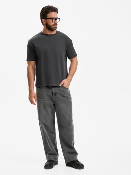 Футболка унисекс Durington, темно-серая (графит), размер XS/S