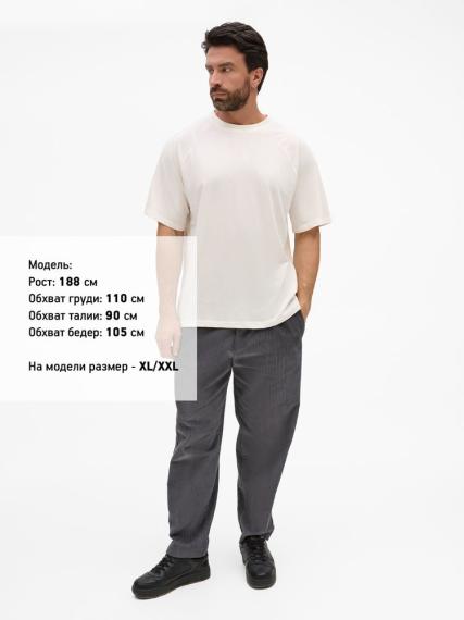 Футболка унисекс T2, молочно-белая, размер XS/S