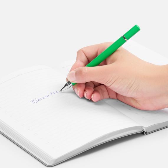 Ручка шариковая и вечный карандаш Diptych, зеленая