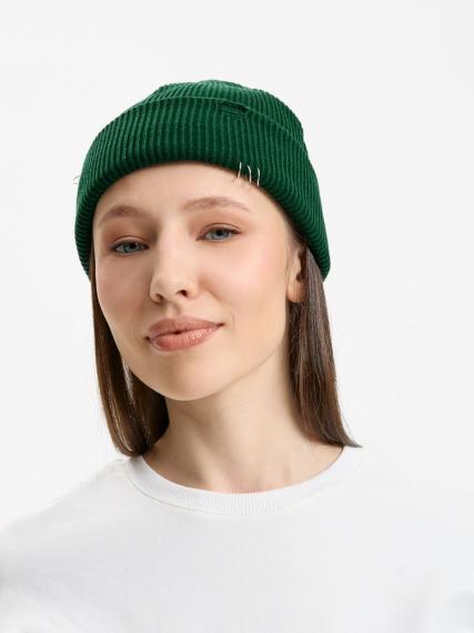 Шапка Ribelle, темно-зеленая (хвойная)