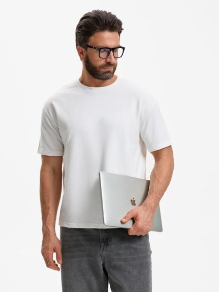 Футболка унисекс Durington, белая, размер M/L