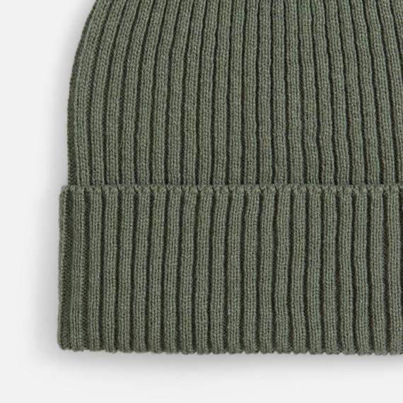 Шапка Catch Match без помпона, зеленая (полынь)