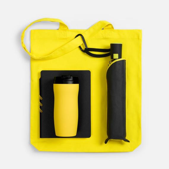 Набор Flexpen Black Walk, черный с желтым