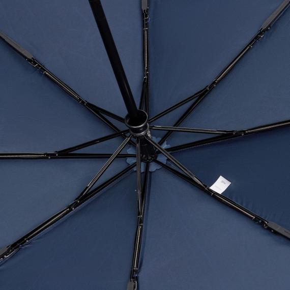 Зонт складной Fiber, темно-синий