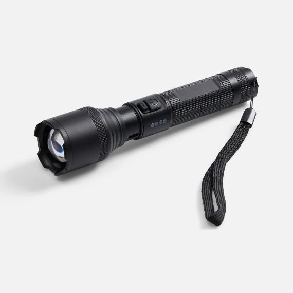 Фонарь аккумуляторный с фокусировкой луча FarSee, черный