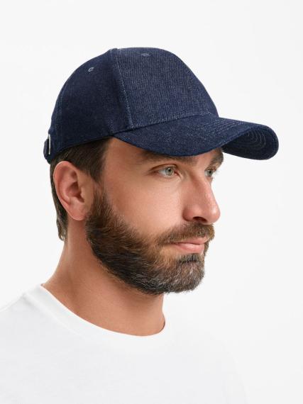 Бейсболка Denimate, темно-синяя