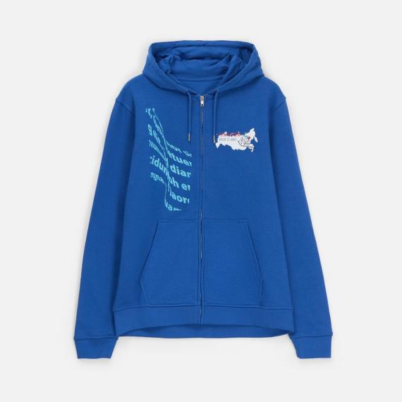 Толстовка унисекс Calipso, ярко-синяя (royal), размер 3XL